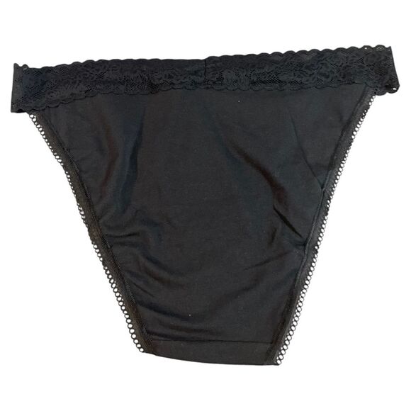 Savage X Fenty by Rihanna high waist black pantie underwear, new Size medium - Picture 2 of 4
